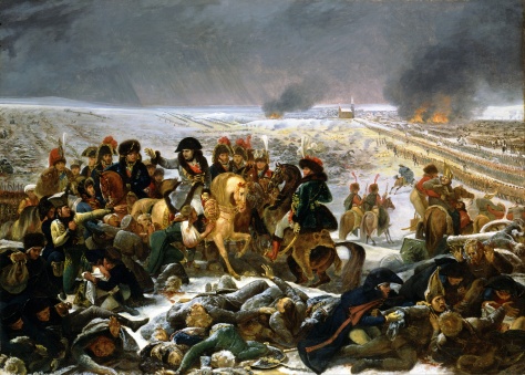 Napoleon en la Batalla de Eylau, (1808) Antoine-Jean Gros